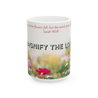 Magnify The Lord Ceramic Mug, (15oz) - Image 2