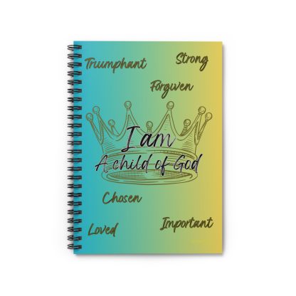 Who you are in Christ Spiral Notebook 6"x 8"- Ruled Line