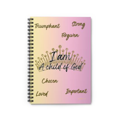 Who you are in Christ Spiral Notebook 6" x 8" - Ruled Line