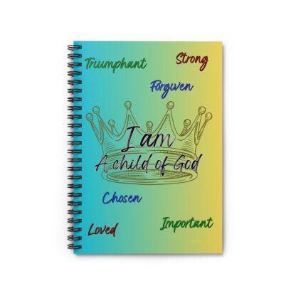 Who you are in Christ Spiral Notebook 6" x 8" - Ruled Line