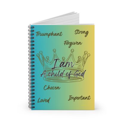 Who you are in Christ Spiral Notebook 6"x 8"- Ruled Line - Image 2