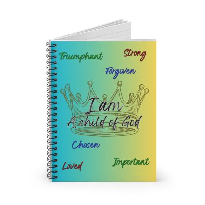 Who you are in Christ Spiral Notebook 6" x 8" - Ruled Line - Image 2