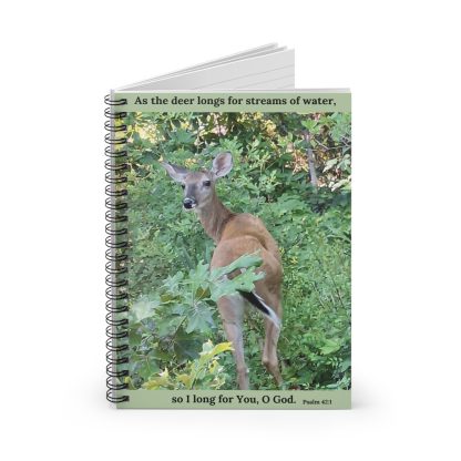 Psalm 42:1 Spiral Notebook 6" x 8" - Ruled Line - Image 2